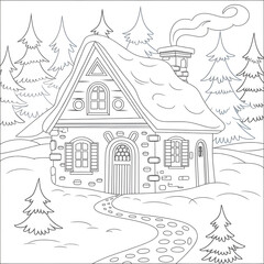 Fototapeta premium drawing of a house