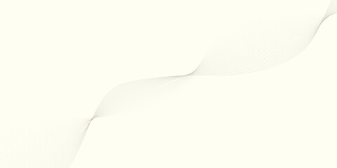 Abstract backdrop with colorful wave gradient lines on white background. Vector illustration.Wave with lines created using blend tool.