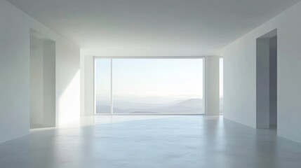 Fototapeta premium Modern Architecture with Simple Forms and Natural Light