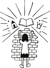 International education day celebration inspired vector art illustration for using any other education purpose