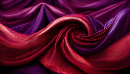 purple velvet material historical past red fabric created with generative ai