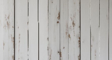 Weathered white wooden planks with rustic texture