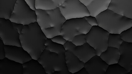 Abstract Black Cracked Texture Dark Irregular Pattern Background