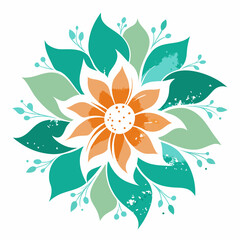 floral background with flowers