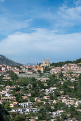 Obraz premium View on Nice, in Alpes-Maritimes in Provence-Alpes-Cote d'Azur, French Riviera, France