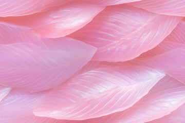 Fototapeta premium close up of pink tuna fish fillet seamless background