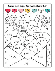 Valentine Coloring Book for kids
