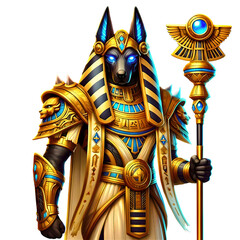 Anubis Fantasy Game Art Slot Character
