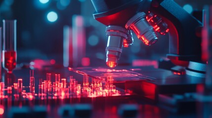 Modern Research Lab with Advanced Scientific Devices