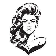 woman's day vector silhouette