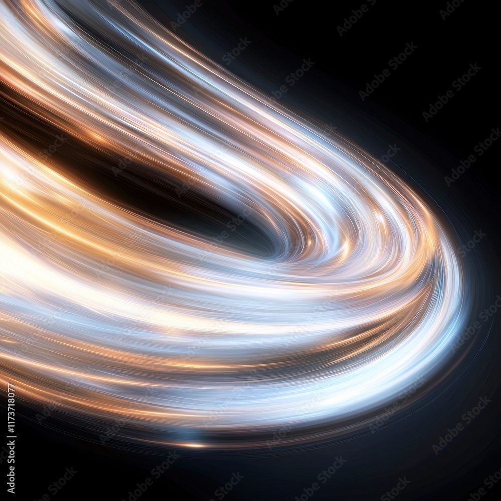Poster dynamic psychedelic light trails digital abstract background visual art dark environment creative co