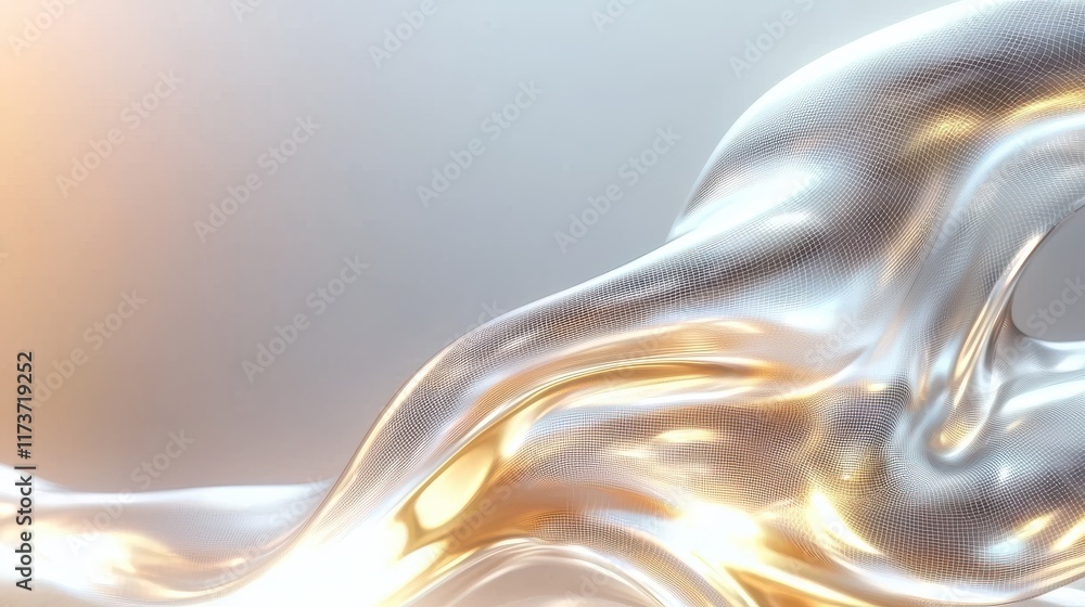 Aufkleber digital abstract background technology mesh grid design studio graphic visuals modern aesthetic wide