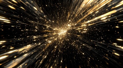 Fototapeta premium Explosive fireworks show city center digital art nighttime abstract dreamlike visuals with hyperrealism