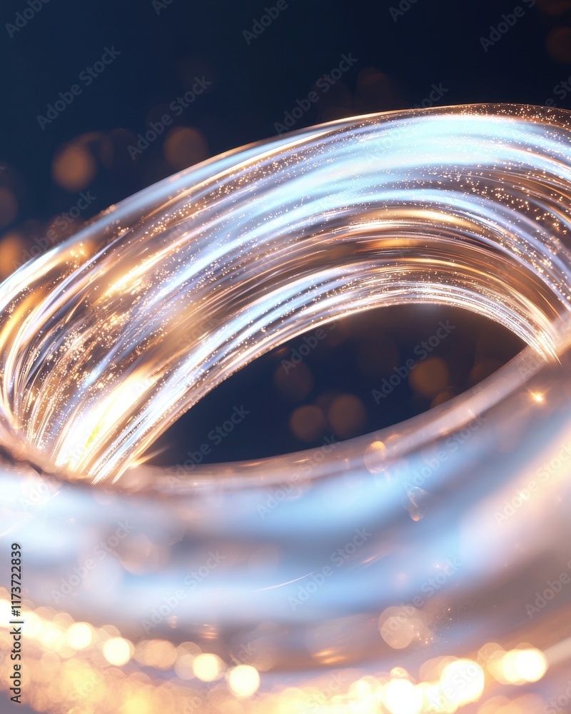 Poster dynamic digital abstract plasma field visuals studio 3d futuristic close-up technology concept