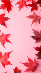 Romantic Maple Leaves of Autumn