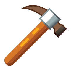 Hammer Vector Illustration - Cartoon Clipart & Line Art Design for Print.eps