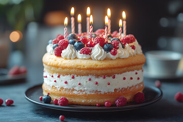 Decorative Birthday Cake
