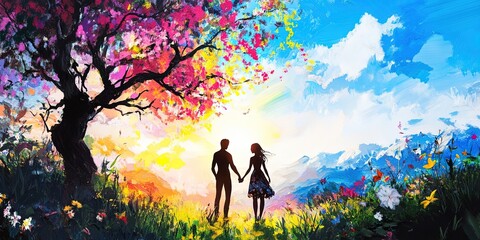 anime adam and eve in the garden of eden 