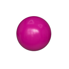 Round pink ball isolated on transparent background PNG
