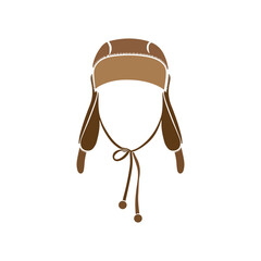 Winter Hat Vector, Knitted Beanies with Ear Flaps and Simple Designs for Seasonal Fashion and Graphics