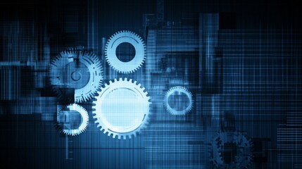 Futuristic Integration and Deployment Background Design