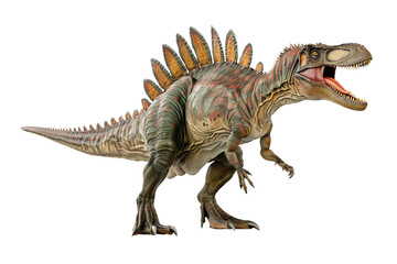 Naklejka premium Realistic Spinosaurus Dinosaur Isolated on Transparent Background