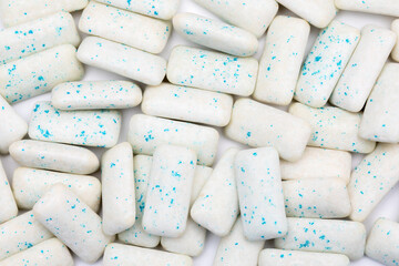 Refreshing Mint Chewing Gum Texture Background for Branding and Design