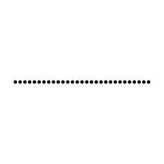 Divider border frame circle shape horizontal line vector icon for decorative vintage doodle element for design in vector illustration