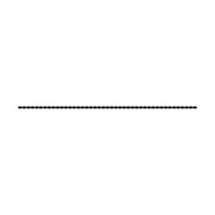 Divider border frame circle shape horizontal line vector icon for decorative vintage doodle element for design in vector illustration