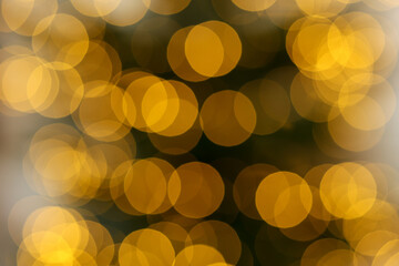 Xmas Bokeh, tło, niewyraźne złote światełka, magia świąt, Boże Narodzenie. 