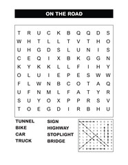 word search on the Road