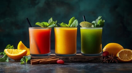 Fresh and Vibrant Hot Drinks with Clean Ingredients