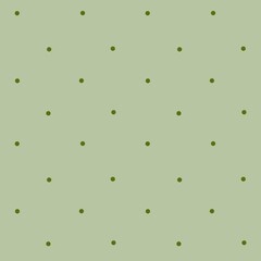 Green polka dot pattern in watercolor design for seamless textile and wrapping paper
