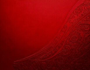 Deep red background, solid color Generated image