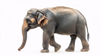 Obraz premium Elephants walk gracefully in a natural setting during daylight hours