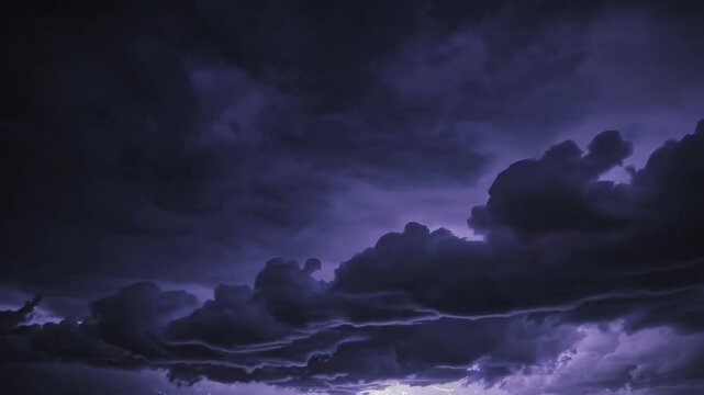 Dramatic Thunderstorm Cloud Footage Capturing Natures Power and Beauty