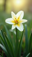 white flower in the garden