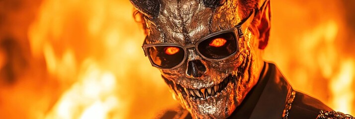 party demon - devil with leisurely lifestyle