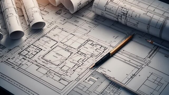 architecture come life blueprints detailed drawings showcasing creative process building designs engineer's studio