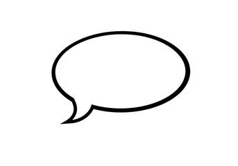 Speech bubble icon for comic book. Call cloud cartoon vector illustration. Cartoon word bubble for comic book. transparent background, png.