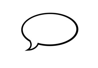 Speech bubble icon for comic book. Call cloud cartoon vector illustration. Cartoon word bubble for comic book. transparent background, png.