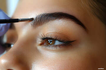 Eyebrow Tattoo, Beautiful Eyebrows, Close-Up