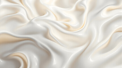 Hyper-Realistic Milk Texture Abstract Background