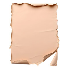 Old paper isolated.