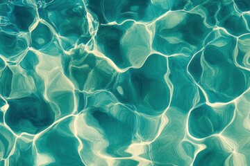 Abstract Teal Water Texture