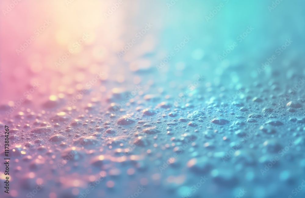 Poster abstract pastel holographic background with blurred grainy texture. soft noise effect creates colour