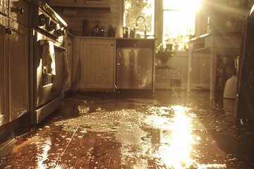 Unforeseen Calamity: A Detailed Look at Soaked Kitchen Floors