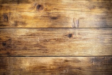 Fototapeta premium A wooden surface with a brown stain, set against a black background in a postminimalist style. Fine texture and minimalist painting, focusing on simplicity and detail. Ideal for art, design