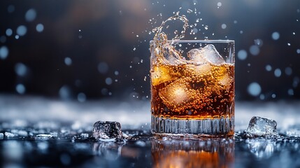 Whiskey on the Rocks: A Refreshing Splash