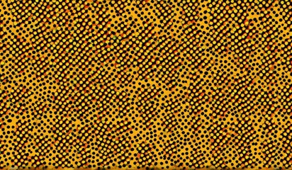 A mesmerizing pattern of glowing, circular dots arranged